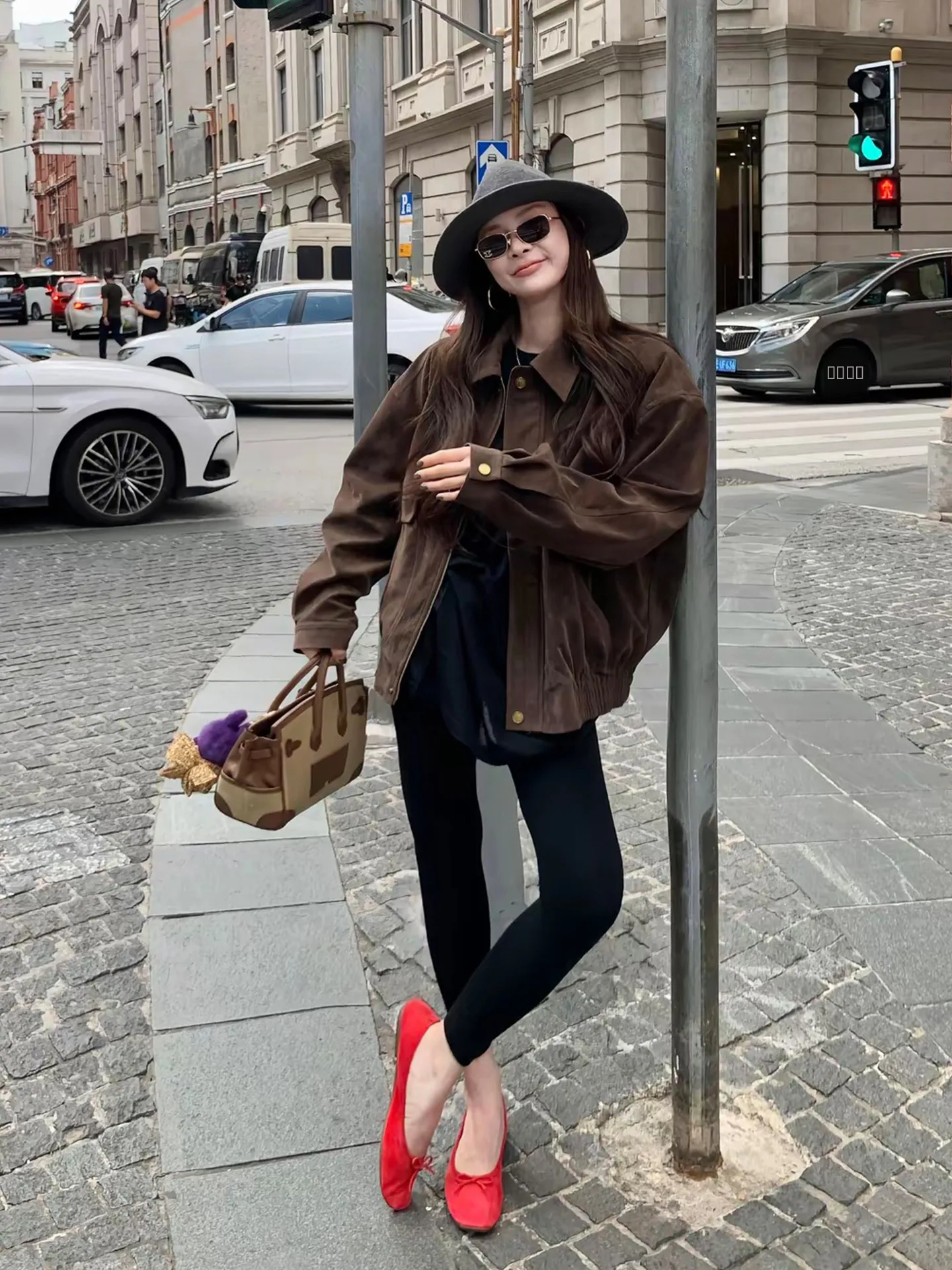 

Женские шерстяные леггинсы Tingtings с высокой талией, осенне-зимняя верхняя одежда, эластичные, стройнящие, повседневные брюки-девятки