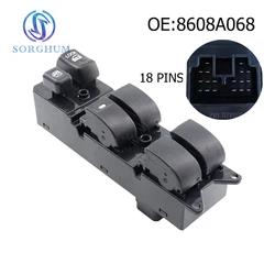 Sorghum Front Left Door Power Window Control Driver Side Master Switch Button Console For Mitsubishi Lancer 2007-2014 8608A068