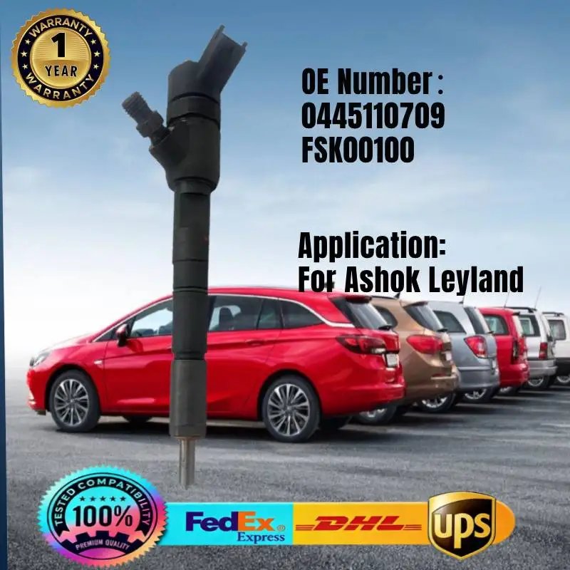 

0445110709 FSK00100 Common Rail Fuel Injector for Ashok Leyland