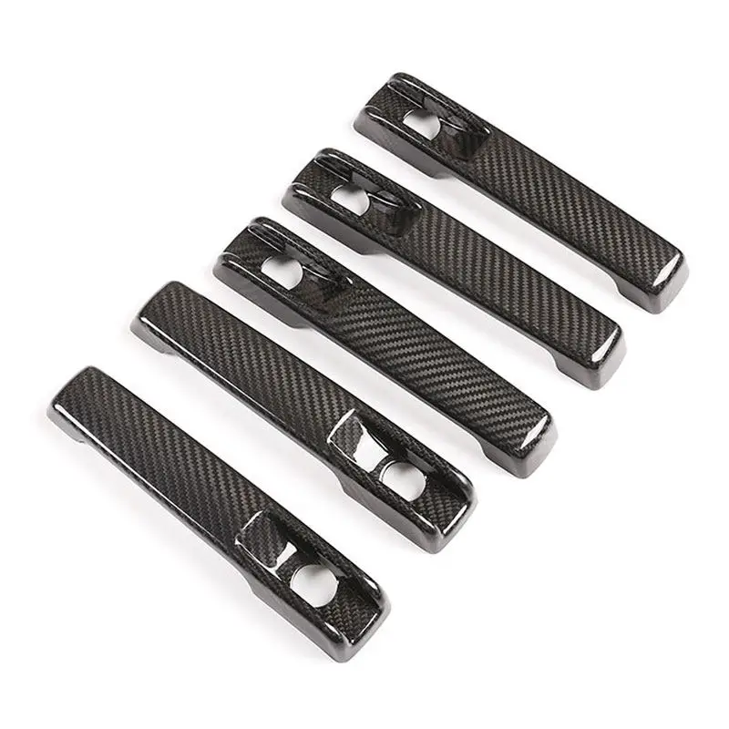 For Mercedes Benz G Class W463 W464 G65 G55 G63 G500 G550 ABS Carbon Fiber Style Car Accessories Exterior Door Handle Cover Trim