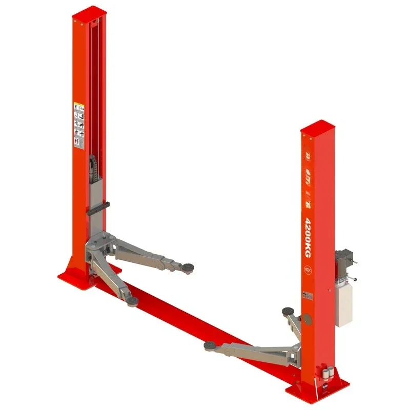 Bilateral manual unlock two-column lift U-T42 car lift equipment