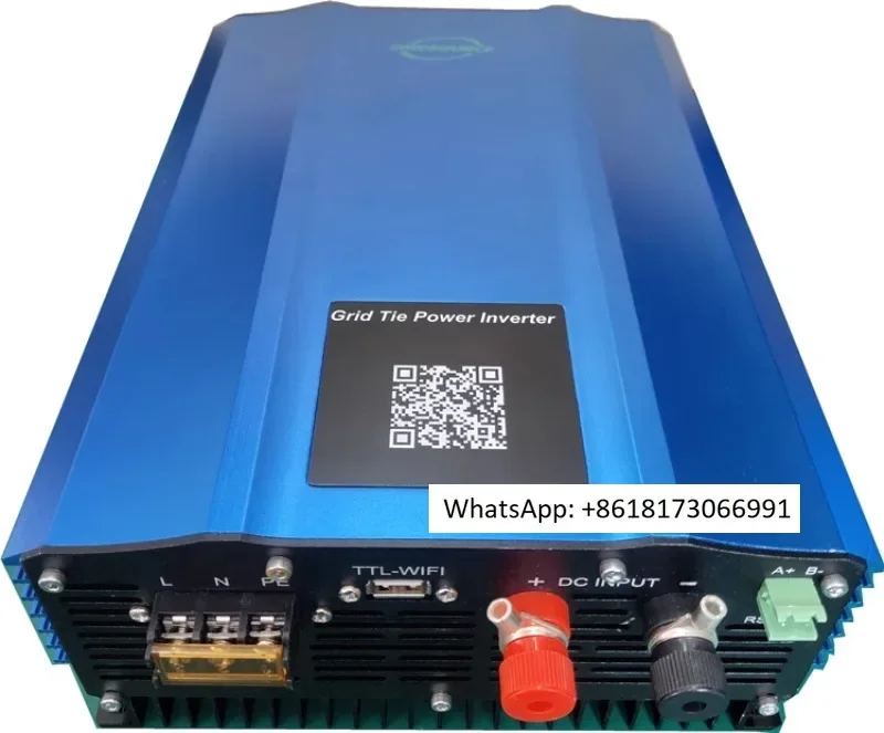 Anti backflow 1000W1200W photovoltaic grid connected inverter can be connected to battery Limited WIFI mobile phone monitoring