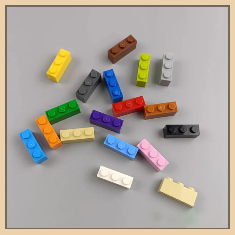 50g Compatible 3622 small particle splicing brick MOC teaching wholesale spare parts 1X3 base brick puzzle toy kids gift 42pcs