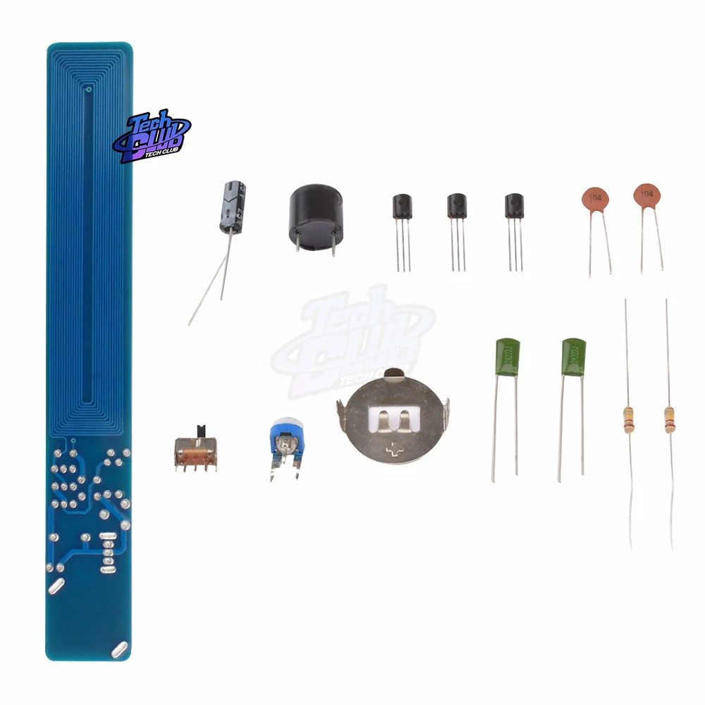 DC3-5V Simple Metal Detector Electronics Kit DIY Metal Detection Kit Electronic Measuring Instrument For Learning Toy Kit