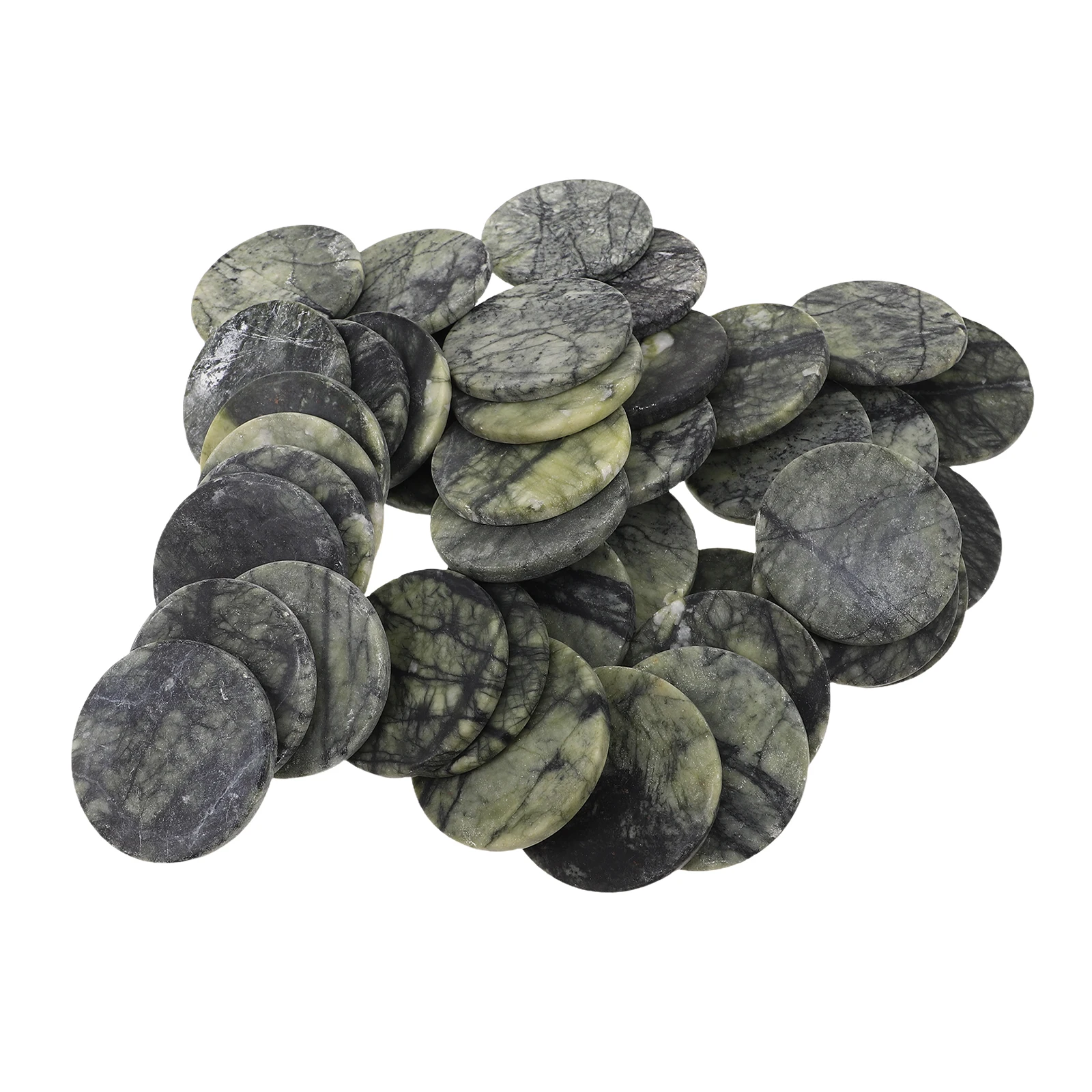 40Pcs Skipping Stones Game Natural Smooth Rocks for Water Play Outdoor Family Fun on Beach Lake River - Team Building Motor