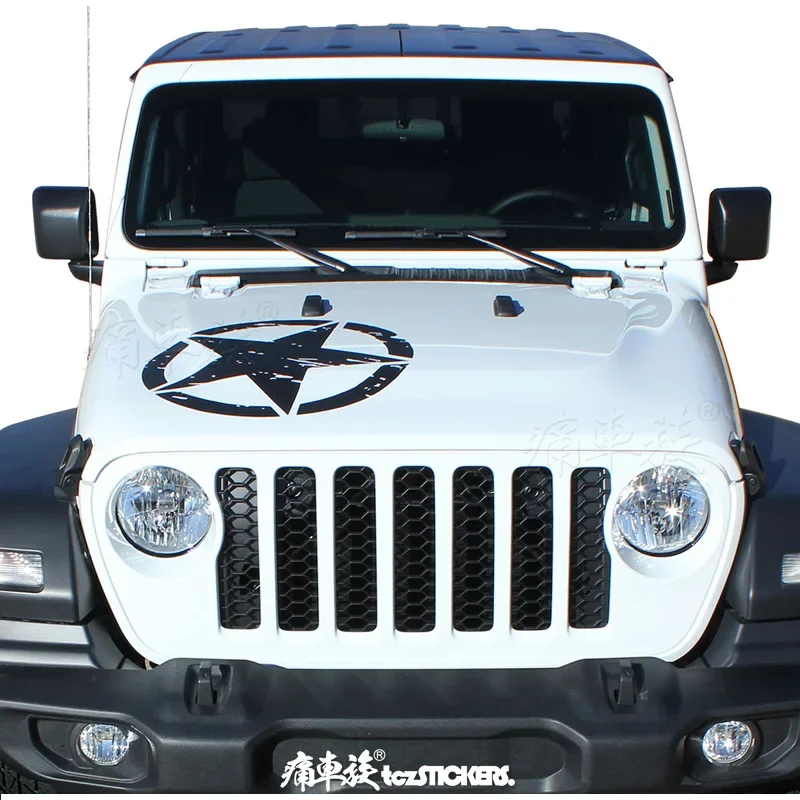 ملصقات سيارة لرأس جيب رانجلر، ملحقات ملصق خاصة لتعديل الموضة المخصصة