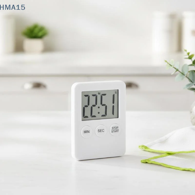 【YA】Magnetic Digital Kitchen Timer with Loud Beep Alarm Multicolor Countdown Clock for Home Cooking Baking Gym Exercise