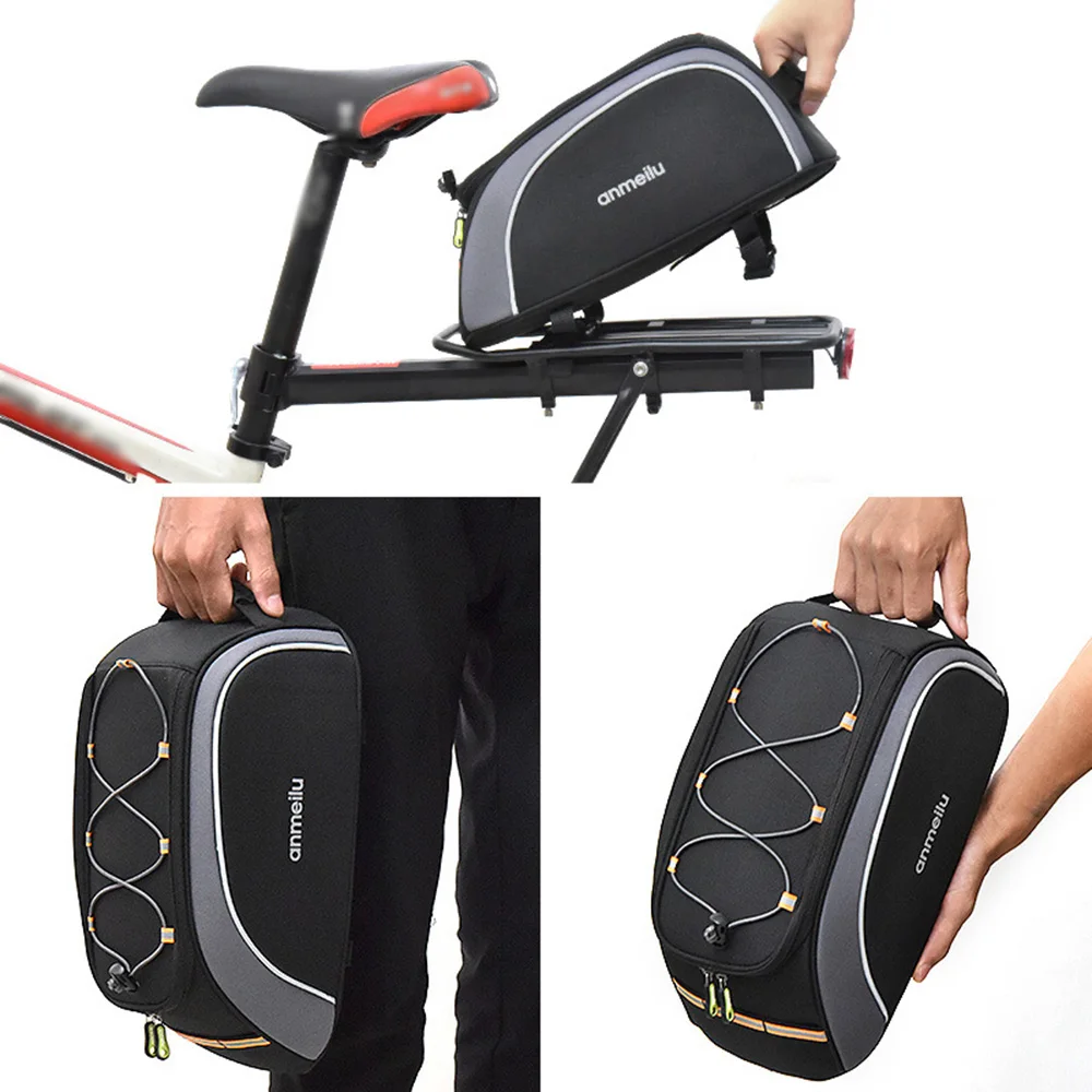 Bicycle Rear Bag Cycling Seat Rack Storage Trunk Handbag Pannier Travel Riding Mountain Road Large Capacity Bike Bags 2023