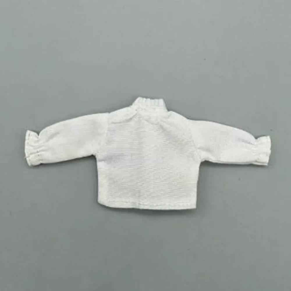 Fashion Doll Overalls Clothes Casual Wear Mini Cute Jeans Trousers Shirt DIY Accessories for 1/12 BJD Dolls