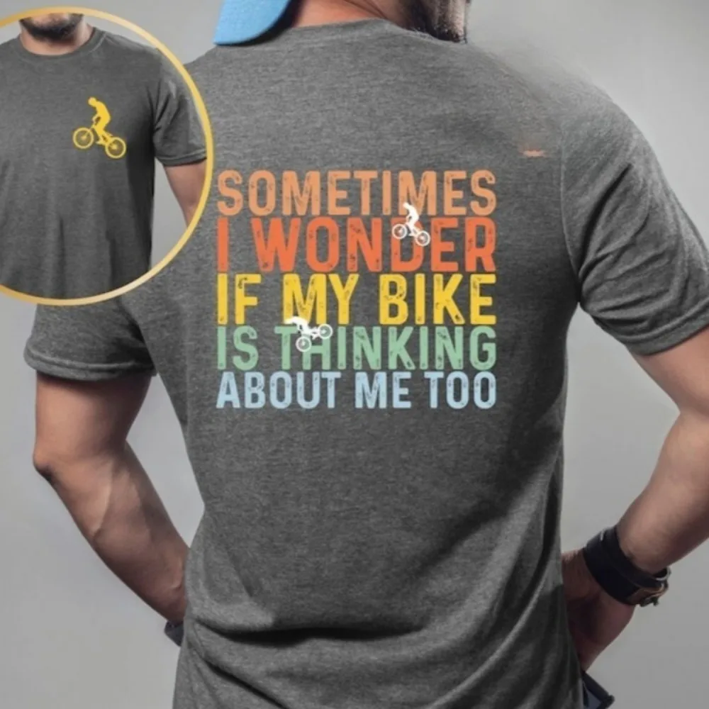 Bike Shirt Cycling T-Shirt for Men Cycling Dad Gift Bicycle Gift Bike Lover Outdoor Enthusiasts Clothes Tops Oversized Tees