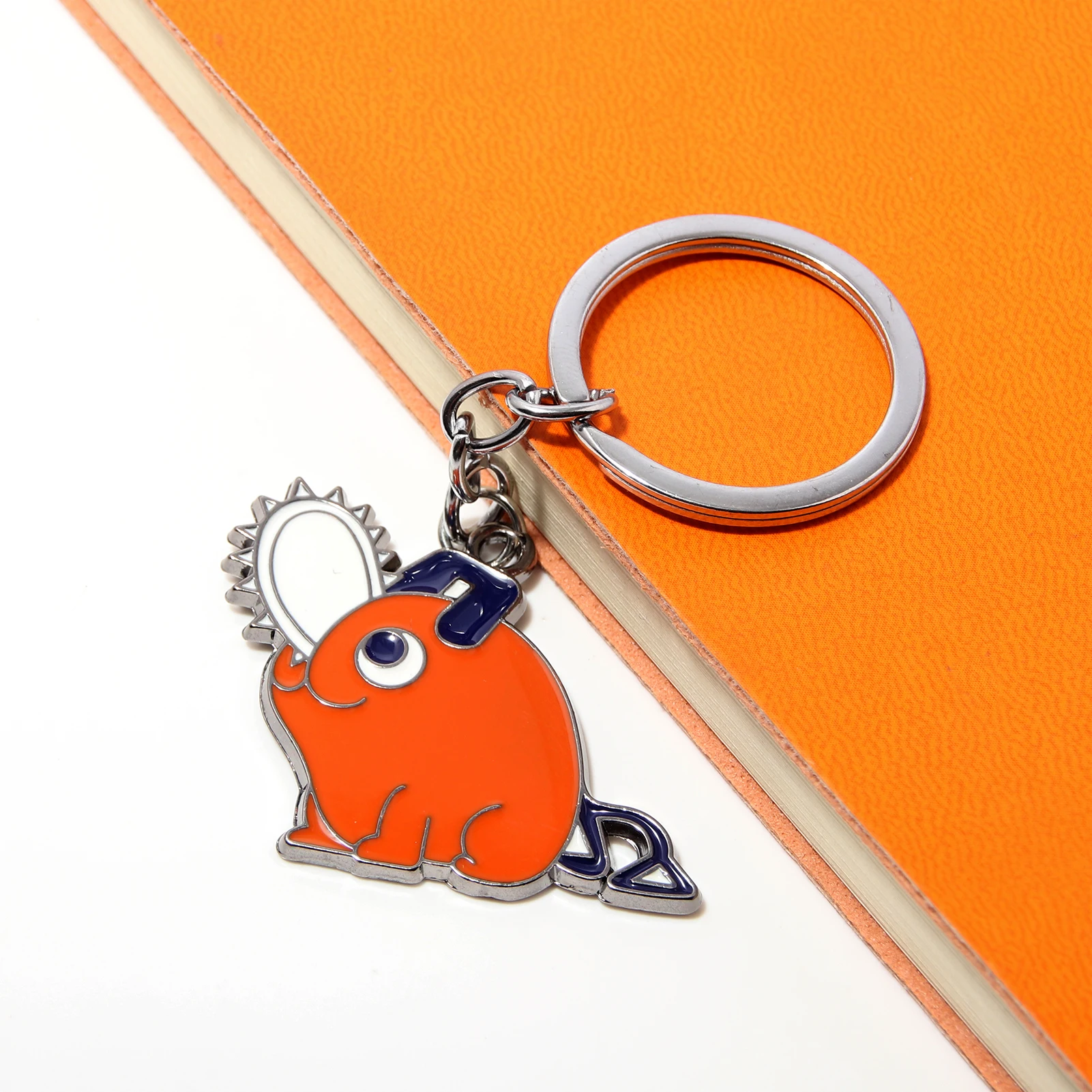 Anime Power Saw Man Keychain Cute  Cosplay Figure Ornaments Pendant Phone Chain Charms Jewelry Accessories Gift