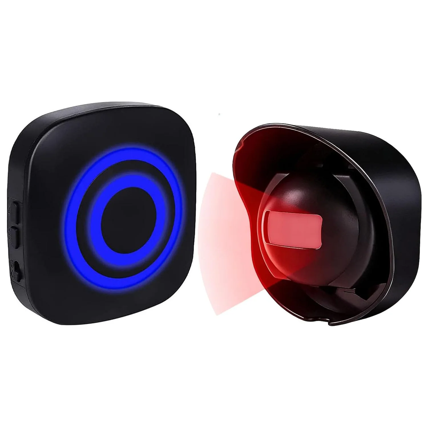 

Датчик движения с сигнализацией, беспроводная сигнализация для подъездной дорожки, датчик движения для домашней безопасности и бизнеса, всепогодный, для внутреннего и наружного использования