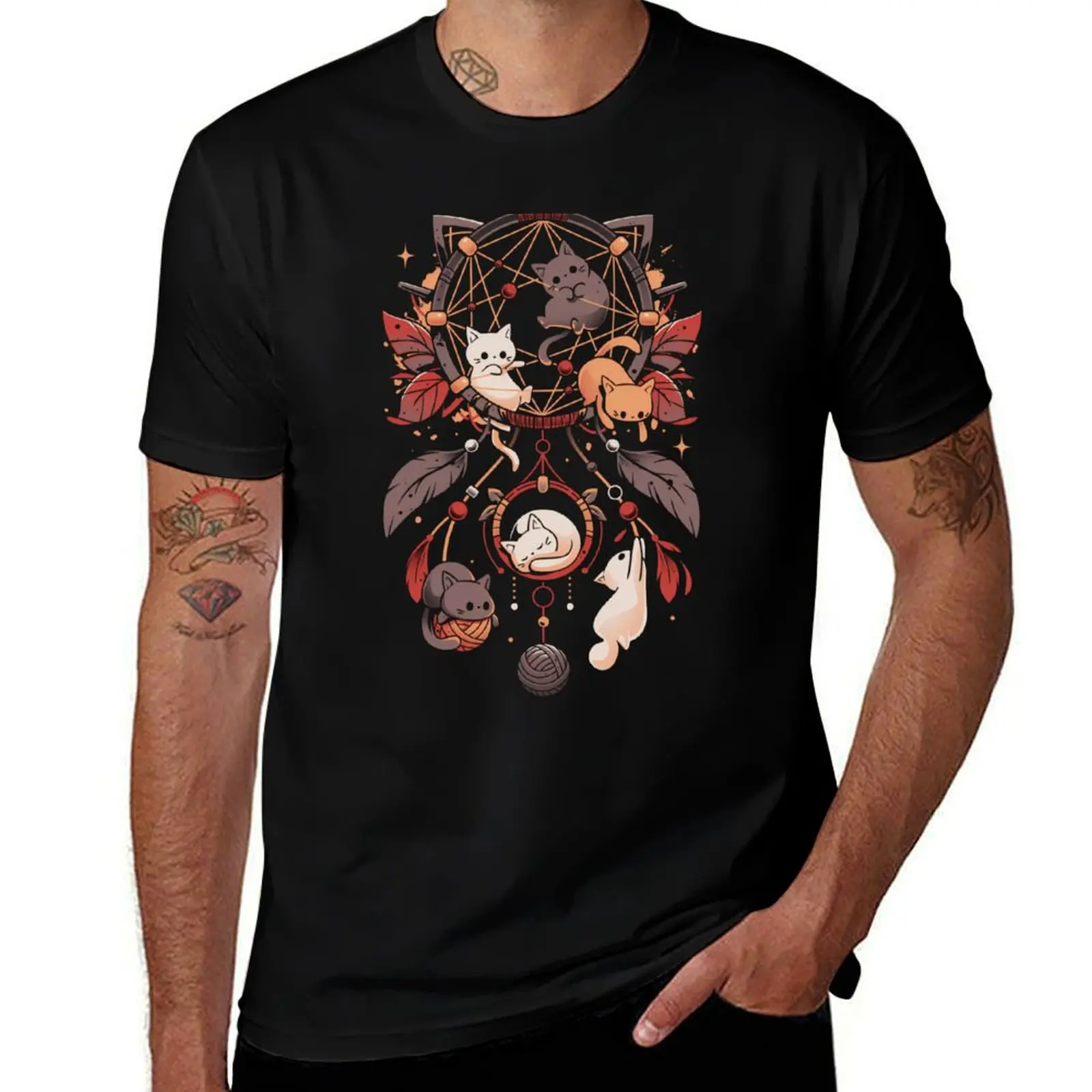 

Cat Cat.cher - Kittens Dream Cat.cher T-Shirt Funny t-shirt boys whites sweat plain mens white t shirts