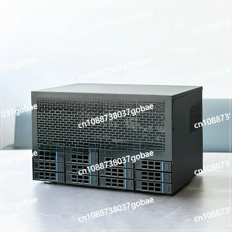 12 Bay NAS Chassis, ATX Motherboard, ATX Power Supply, 8 Full Height Slots, Enterprise Home Qunhui AIO Server