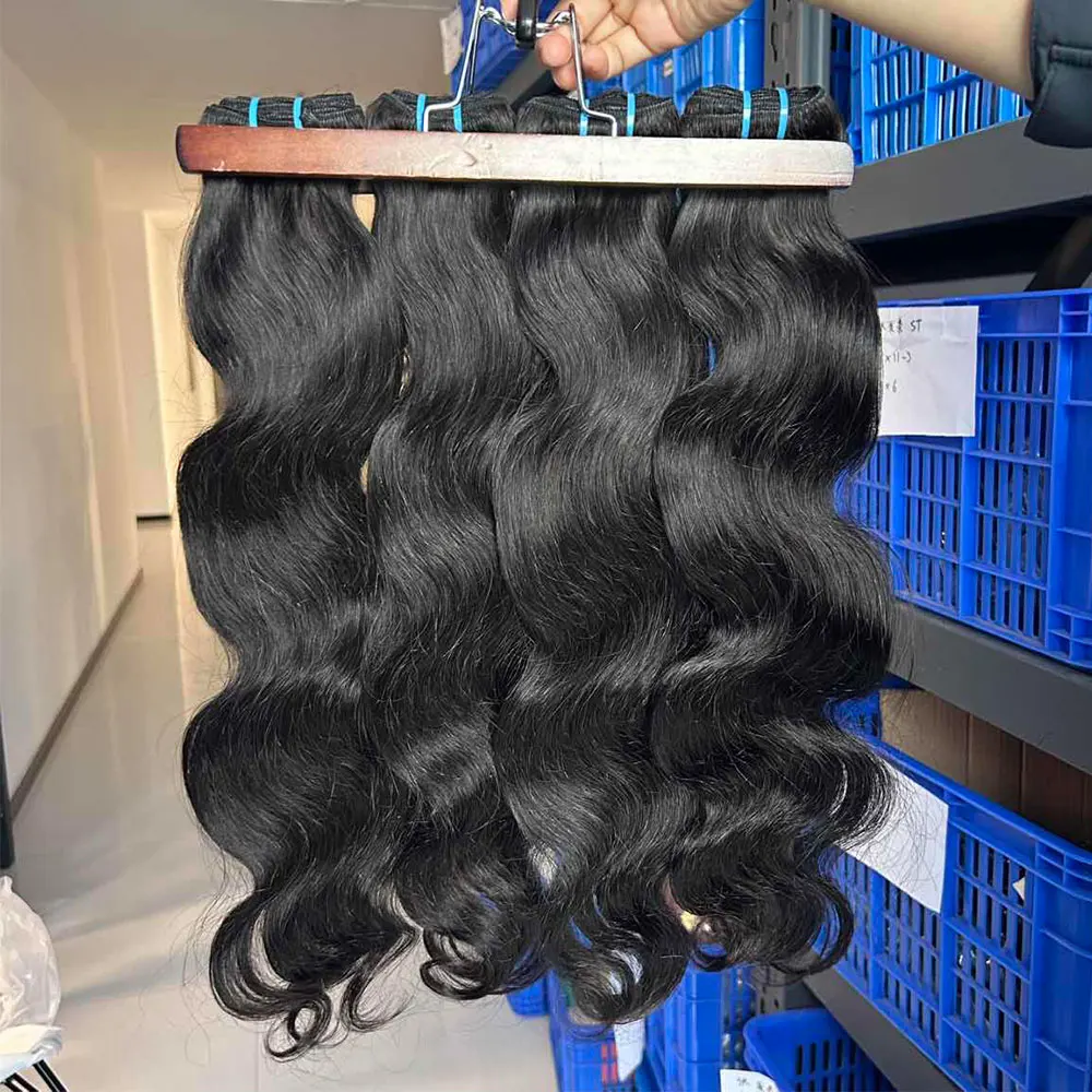 Jupade 15A Grade Body Wave Bundle Deals Peruvian Virgin Hair Weave Bundles Water Wave Bundles Wholesale Bundles Natural Color