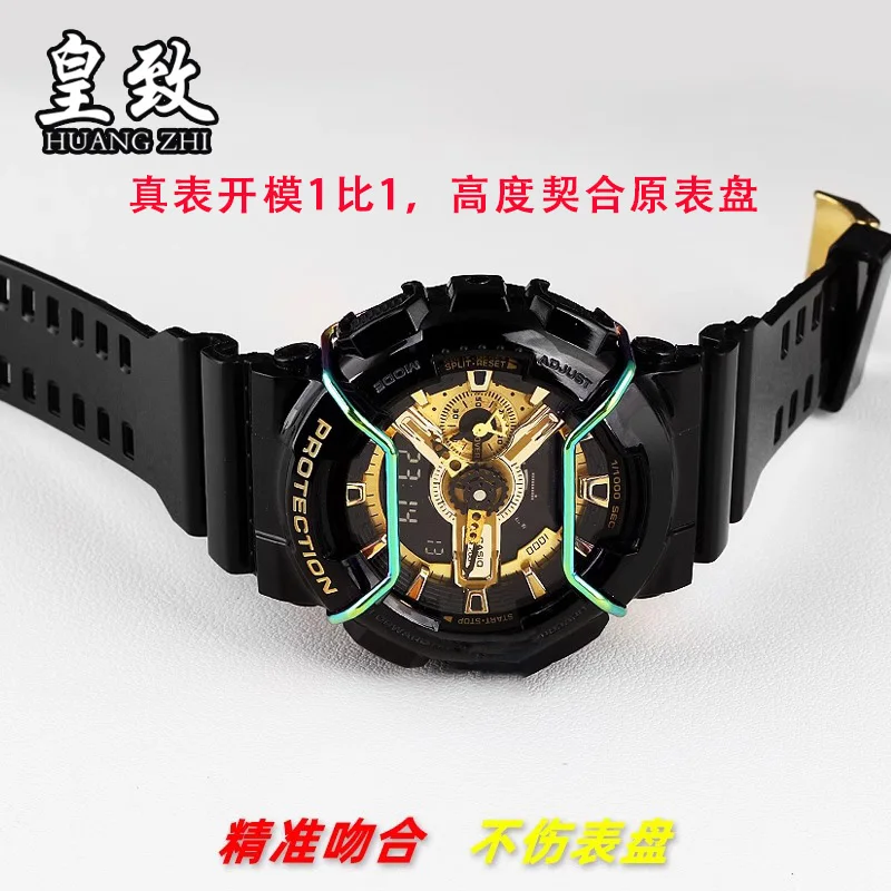 For Casio G-Shock bezel Stainless Steel Protective Bar GA-110 100 140 GD120 DW5600 5610 Men Watch Case Metal Bumper Accessories