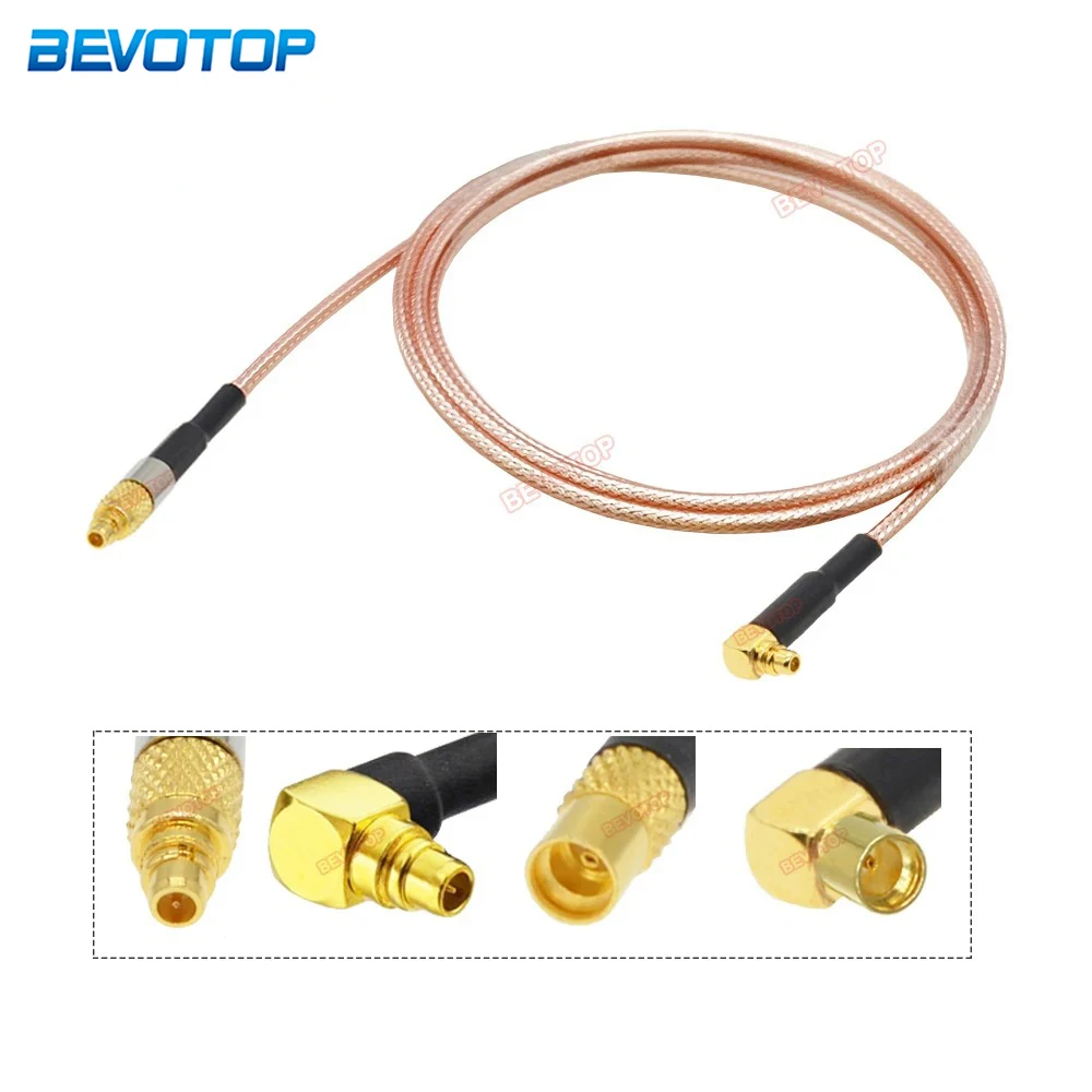 100pcs/lot RG-316 MMCX to MMCX Cable M/M M/F F/F RG316 Jumper 50 Ohm RF Coaxial Antenna Extension Jumper Cord  Wholesales