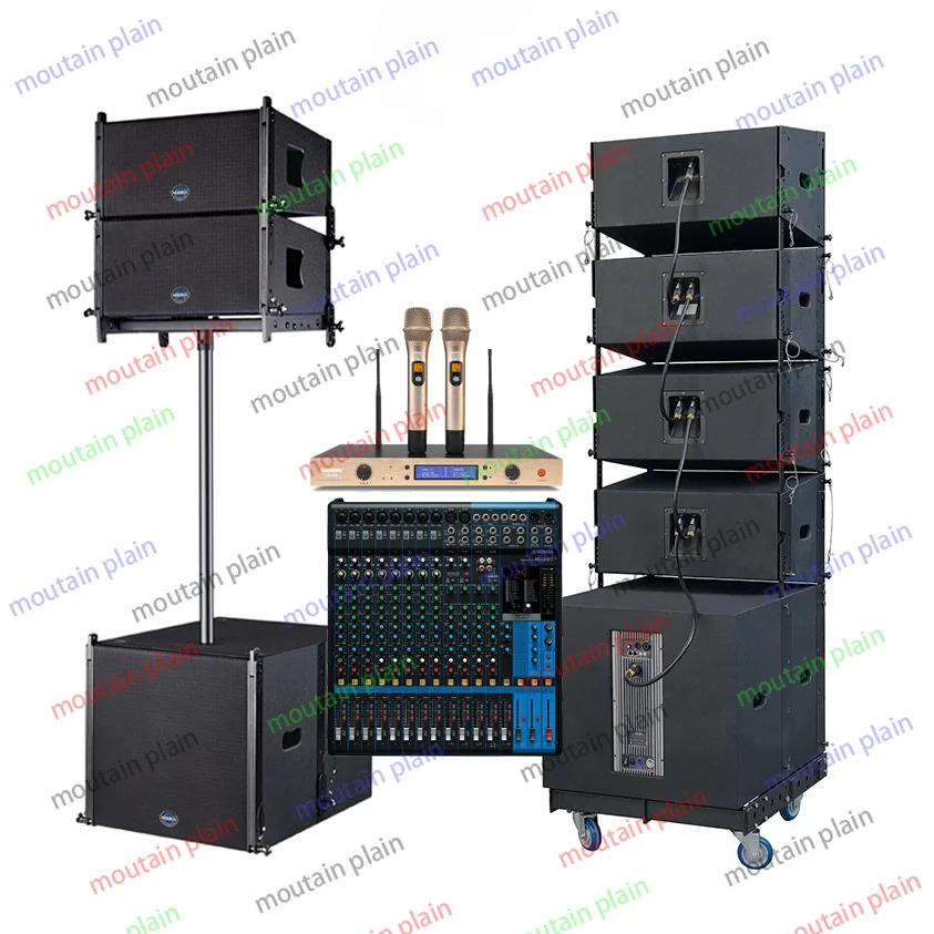 March Expo China Professional Audio Mini Linear Sound System Speakers Active Line Array