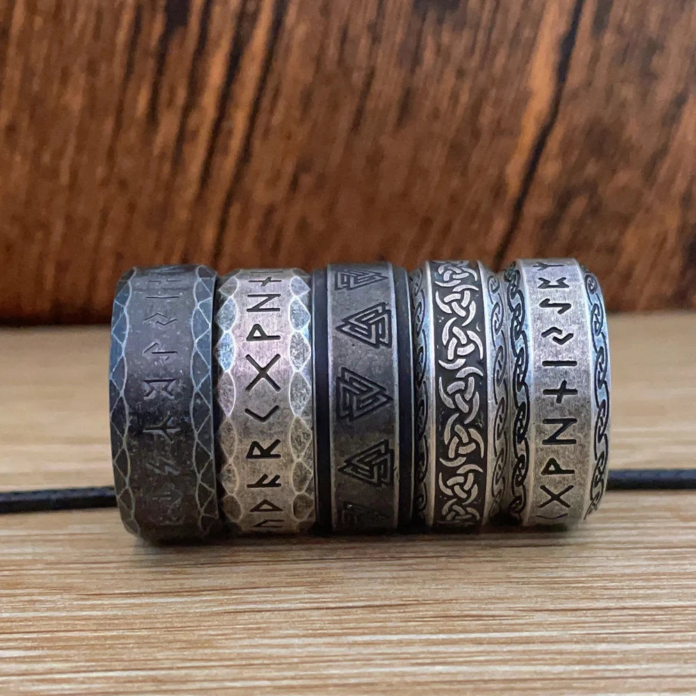빈티지 바이킹 룬 반지 남성 여성 펑크 간단한 북유럽  - Chrome Hearts Ring 리뷰 및 가격