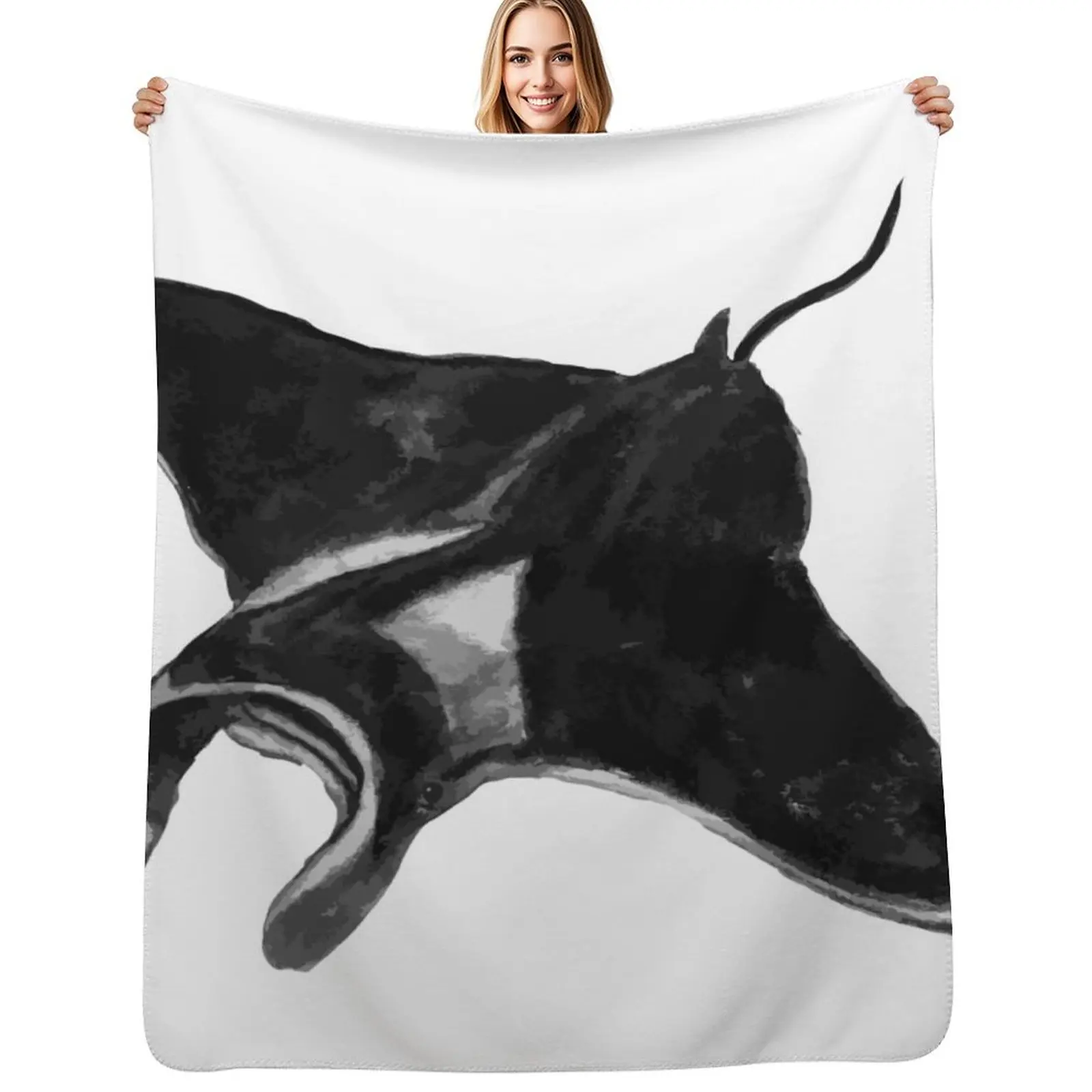 

Одеяло Manta Ray с рисунком, утяжеленное одеяло для сна на заказ