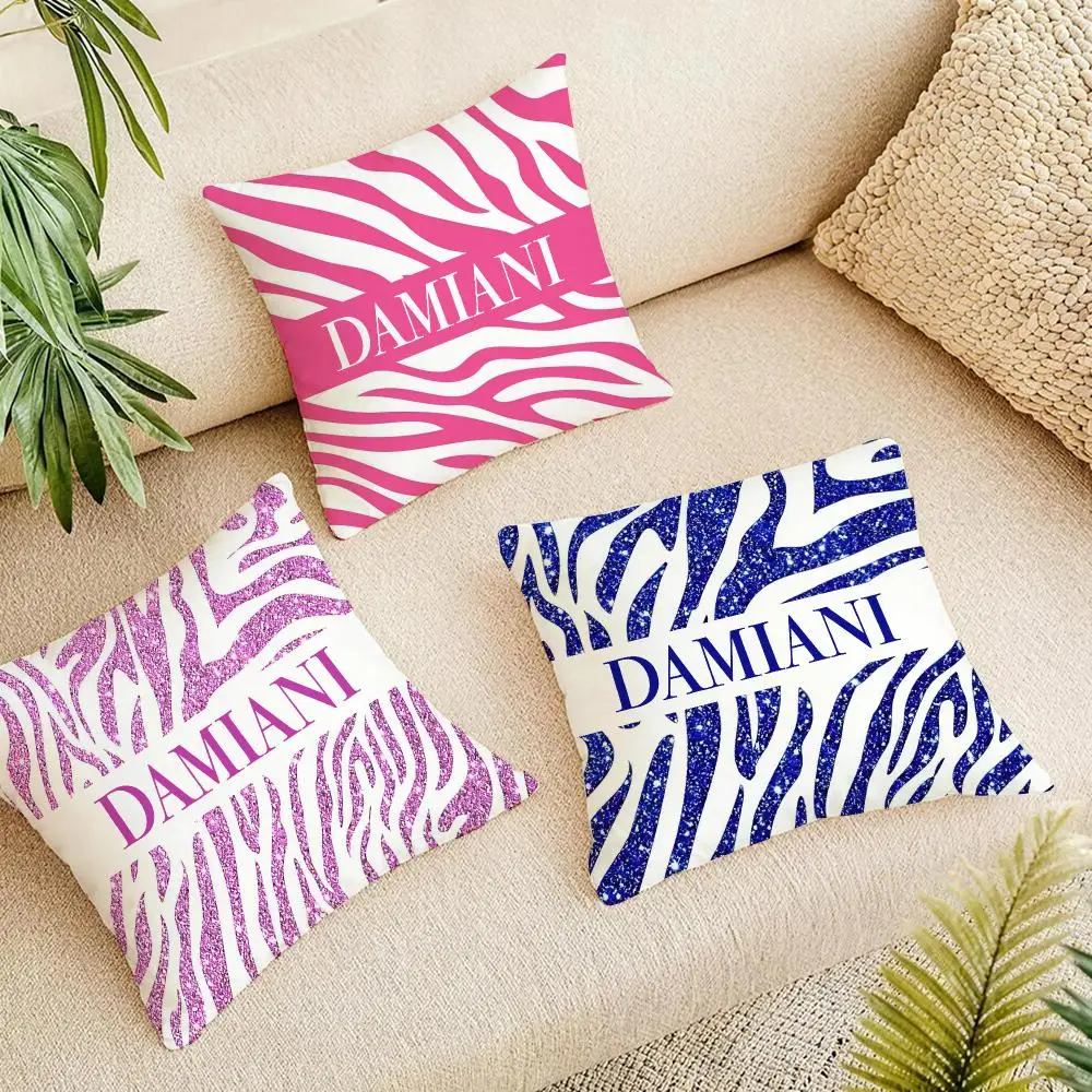 Italian Gorgeous D-Damiani Cushion Cover Organic Linen Square Pillow Case Durable Hypoallergenic Gentle On Sensitive Skin