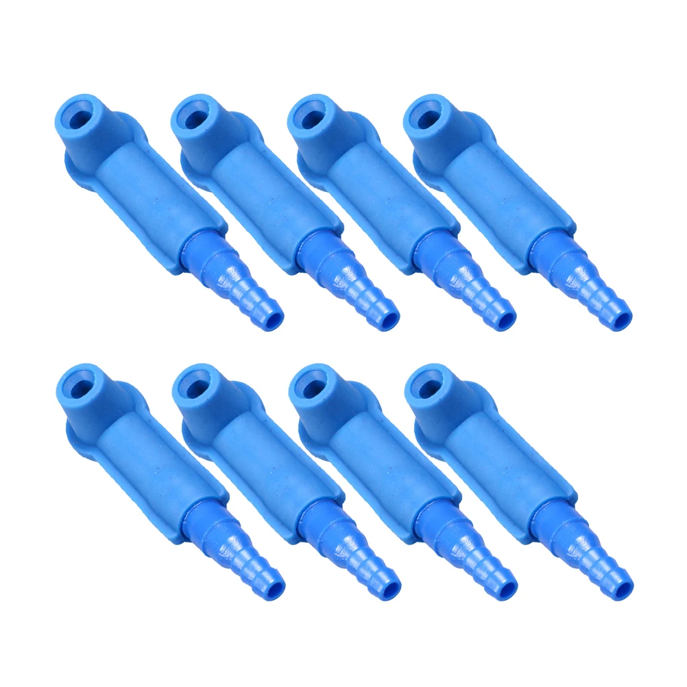 

8pcs Brake Fluid Changer Tool Joint Connector Bleeder Replacement Oil Exchange Auto Repair Vehicle Accessories Plastic