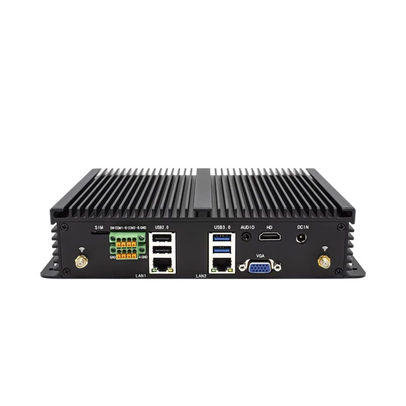

New Mini PC I5 10310U I5 8260U 2*DDR4 RAM Dual LAN 6*Serial Port M.2 Win10/11 X86 Fanless Embedded Computer
