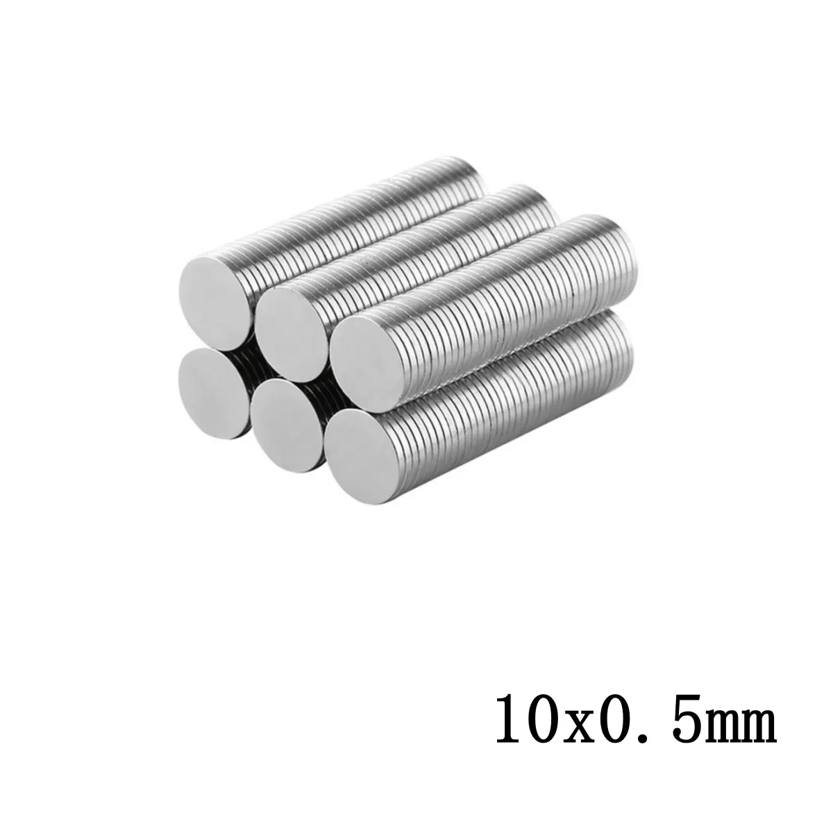 10x0.5mm Thin Round Strong Magnet 10mm X 0.5mm Neodymium Permanent Magnet Disc 10x0.5 N35 10*0.5