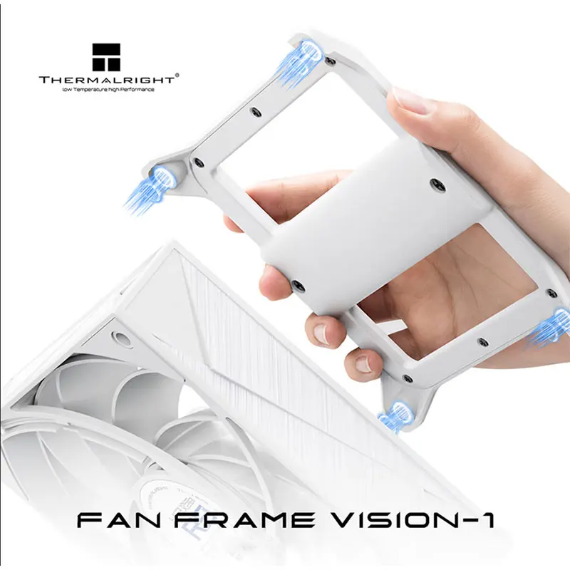 Thermalright FAN FRAME VISION-1 120mm Computer Case Fan Frame Display Screen,3.69-inch Screen, Magnetic Installation Design