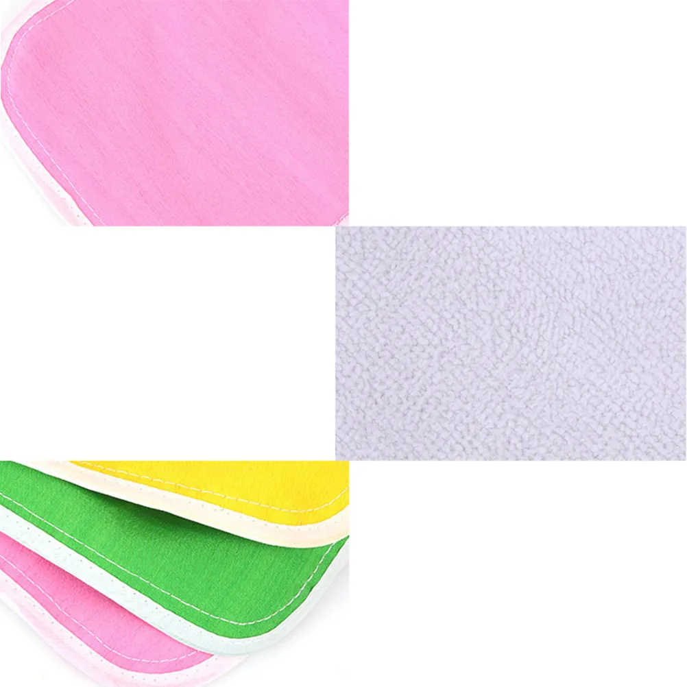 

5pcs Exfoliating Gloves Deep Scrubbing Rubbing Mitts For Bathing Shower Spa Skin Renewal Textured Body Scrub Tool Gloves