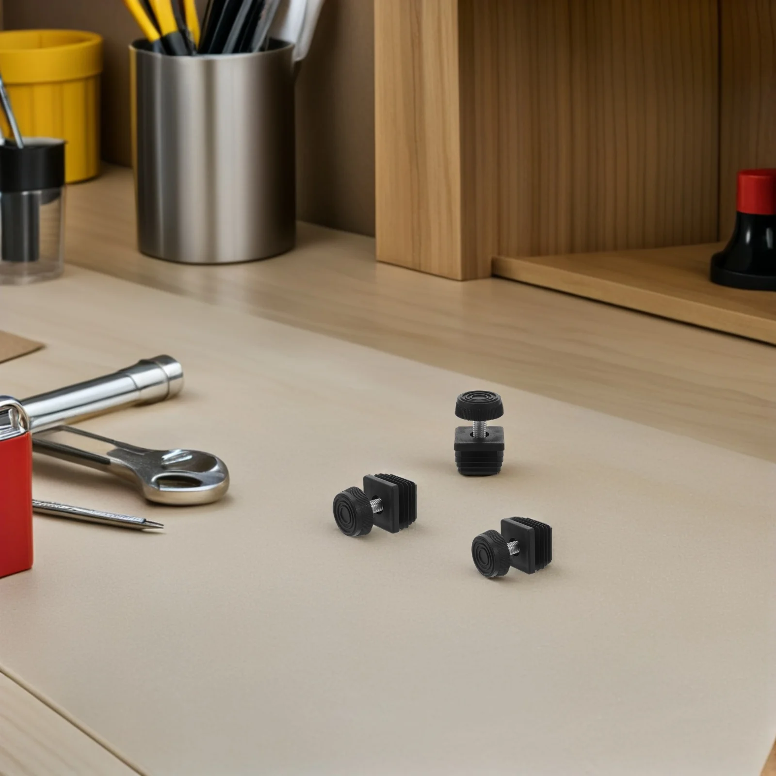 Регулируемые ножки для мебели, 12 шт., квадратные