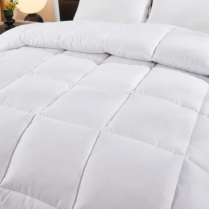 hotel style Soy fibre goose down duvet bed velvet Comforter soft winter duvet very warm  Quilts blanket hotel