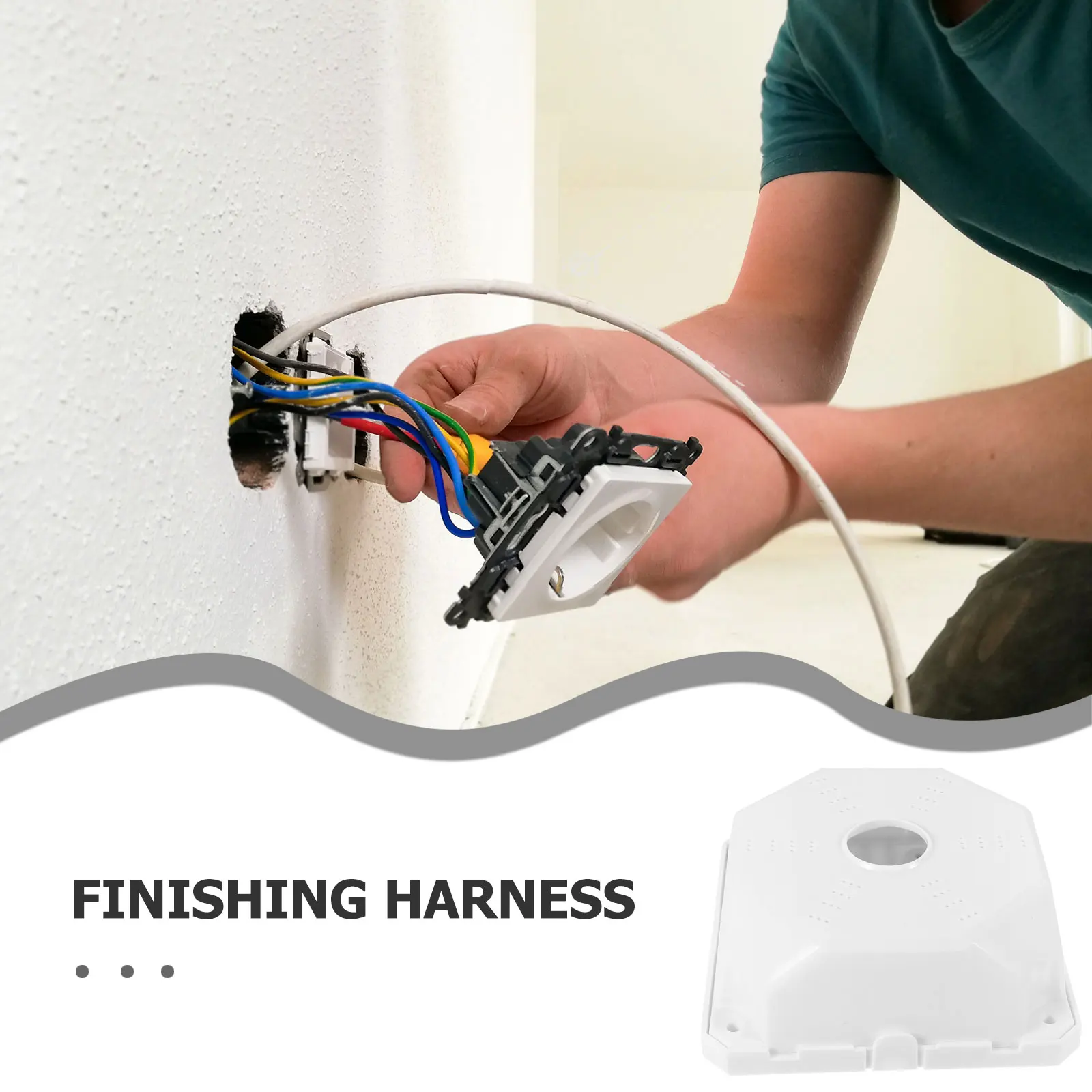 

Ceiling Mounted Waterproof Junction With Multiple Holes For Outdoor Cable Cover Storage Wire Management Cctv Mount