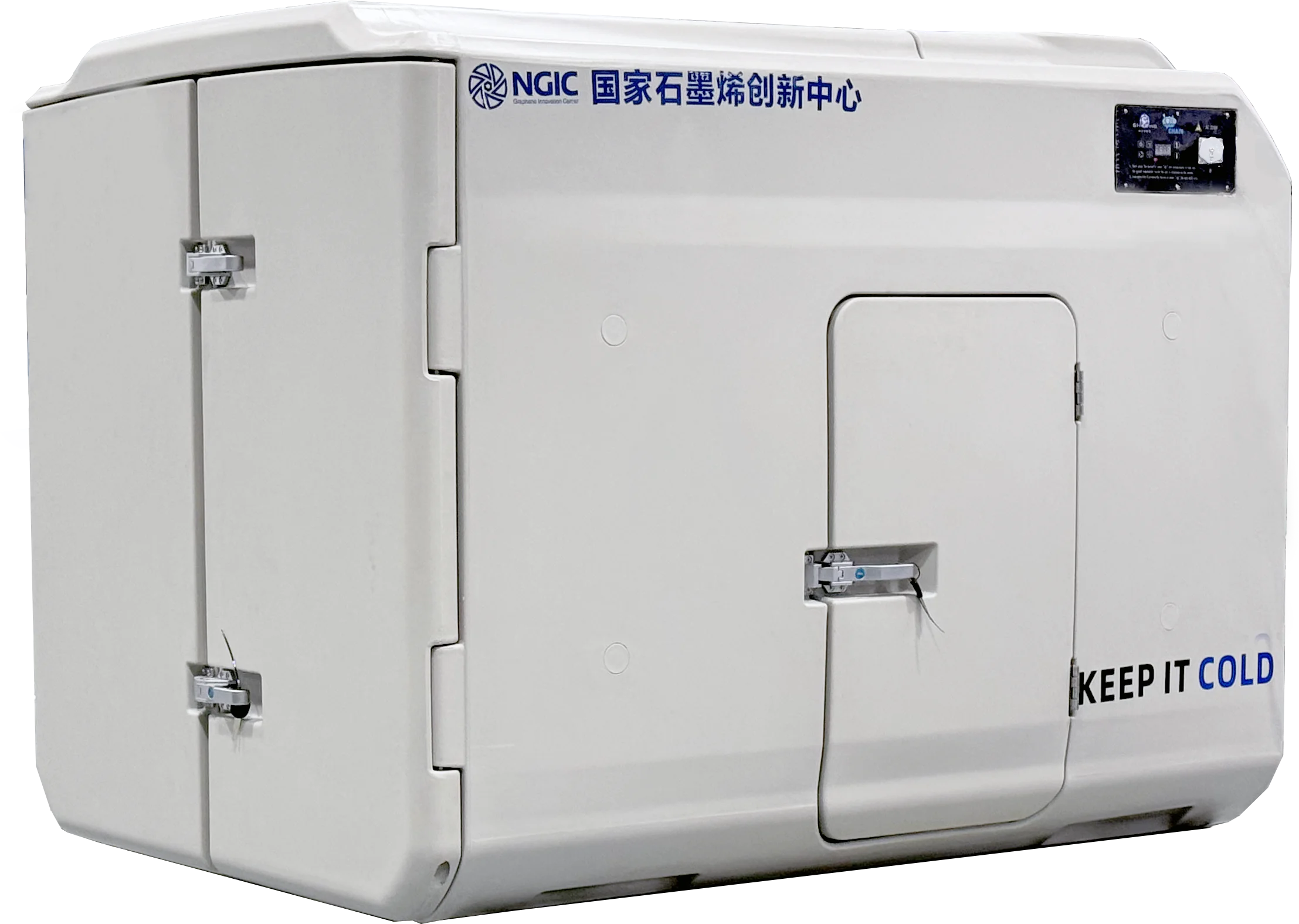 Intelligent Temperature- Controlled 1000L Auto-Defrost Unitized Cold Chain Container System Portable Car RV Outdoor