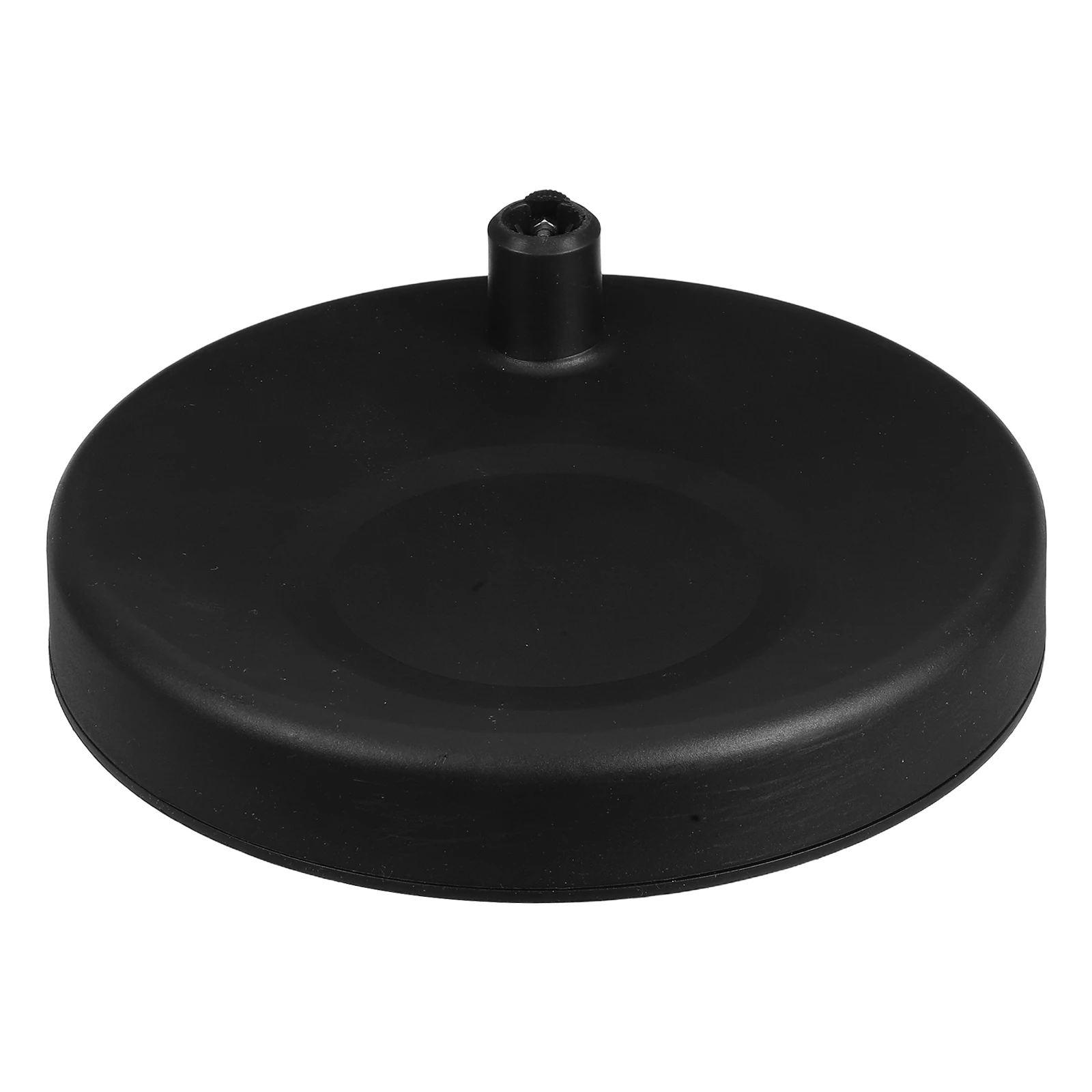 Ciężar do lampy podłogowej, wytrzymały, okrągły blok obciążający, zapewniający stabilność lampy biurkowej lub stołowej, zamiennik, żelazo, plastik.