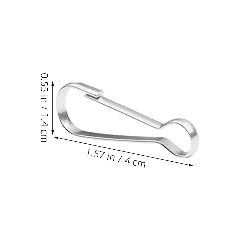 Stainless Steel Flagpole Clips 30 Pack Heavy Duty Snap Hooks Quick Secure Outdoor Flag Accessories
