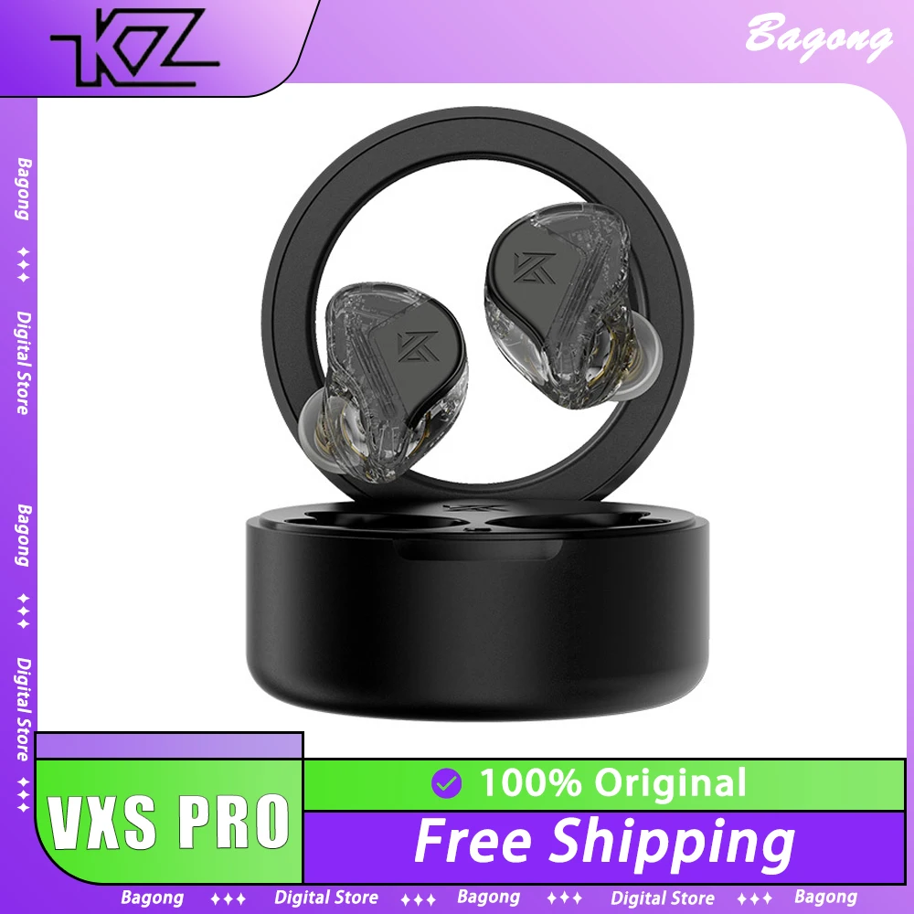 KZ VXS PRO Wireless Earphone Bilateral Stereo HIFI Sound QCC5171 Chip Earphone Ergonomics Long Battery Life Gamer Accessories