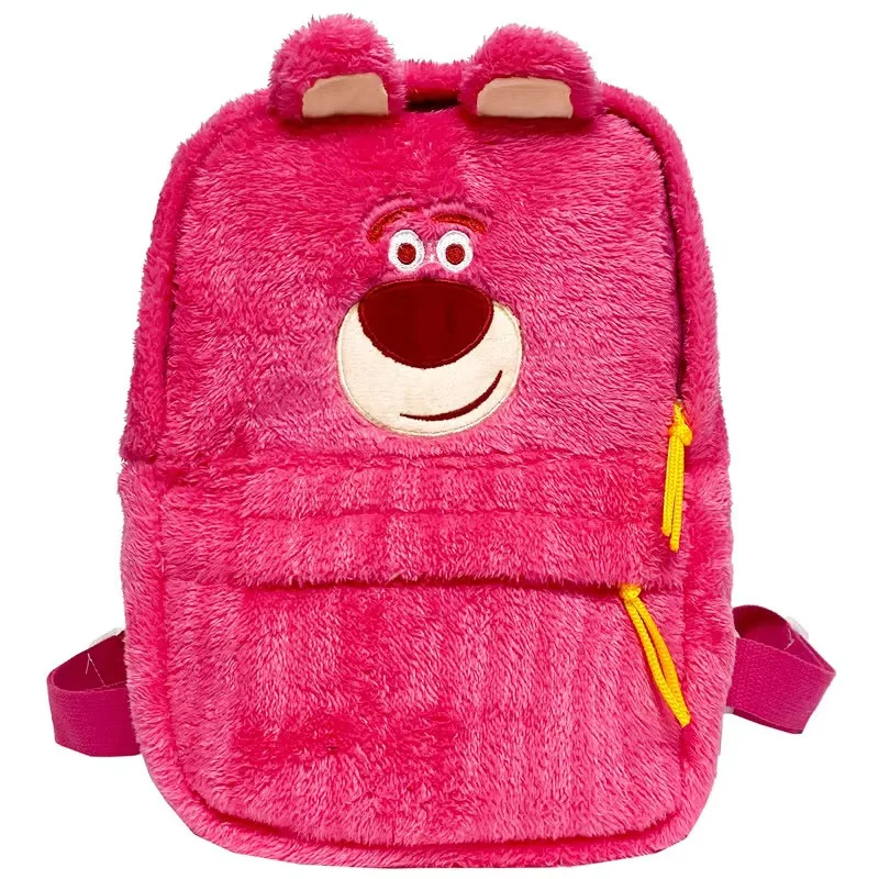 Disney Winnie The Pooh New Plush Backpack Cartoon Cute Children Plush Doll Backpack Large Capacity Cute Parent-child Backpack