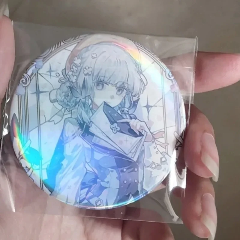 Nuova Genshin Impact Anime Merchandise Kamisato Ayaka Badge e sabbia - Ornamento fluente Giocattoli Regali per i fan