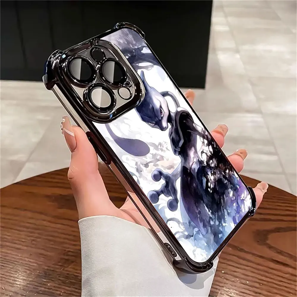 Case For Xiaomi Redmi 12C 13C 14C 15C 15A Note 15 14 Pro Plus 13 12 11 Pro 5G Cover P-Pokemons Umbreons Bulbasaurs Gengars Draw view 5