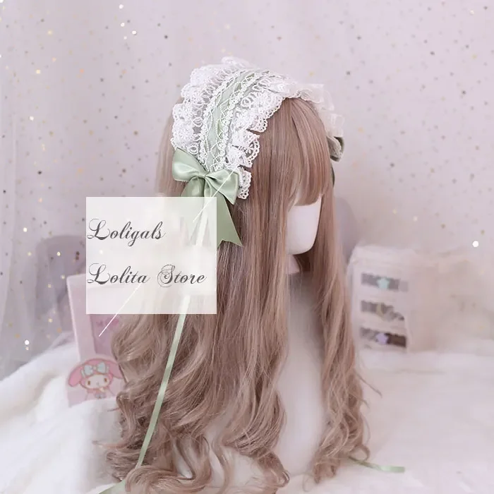 The Goddess of Love ~ Sweet Lolita Headband Ruffled Lace Hairband with Clip