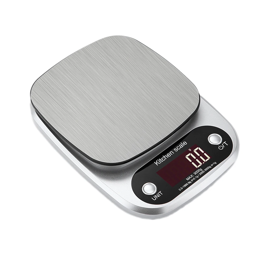 

3KG 0.1G Stainless Steel Kitchen High High Precision Precision Food Scale Home Use Digital Cooking Baking Scale