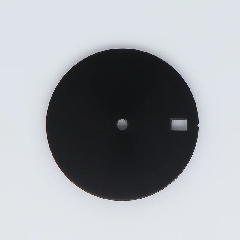 

28.5mm Black NH35 Sterile Watch Dial Accept OEM Custom for Seiko Mod Automatic Movement Diy Build Parts