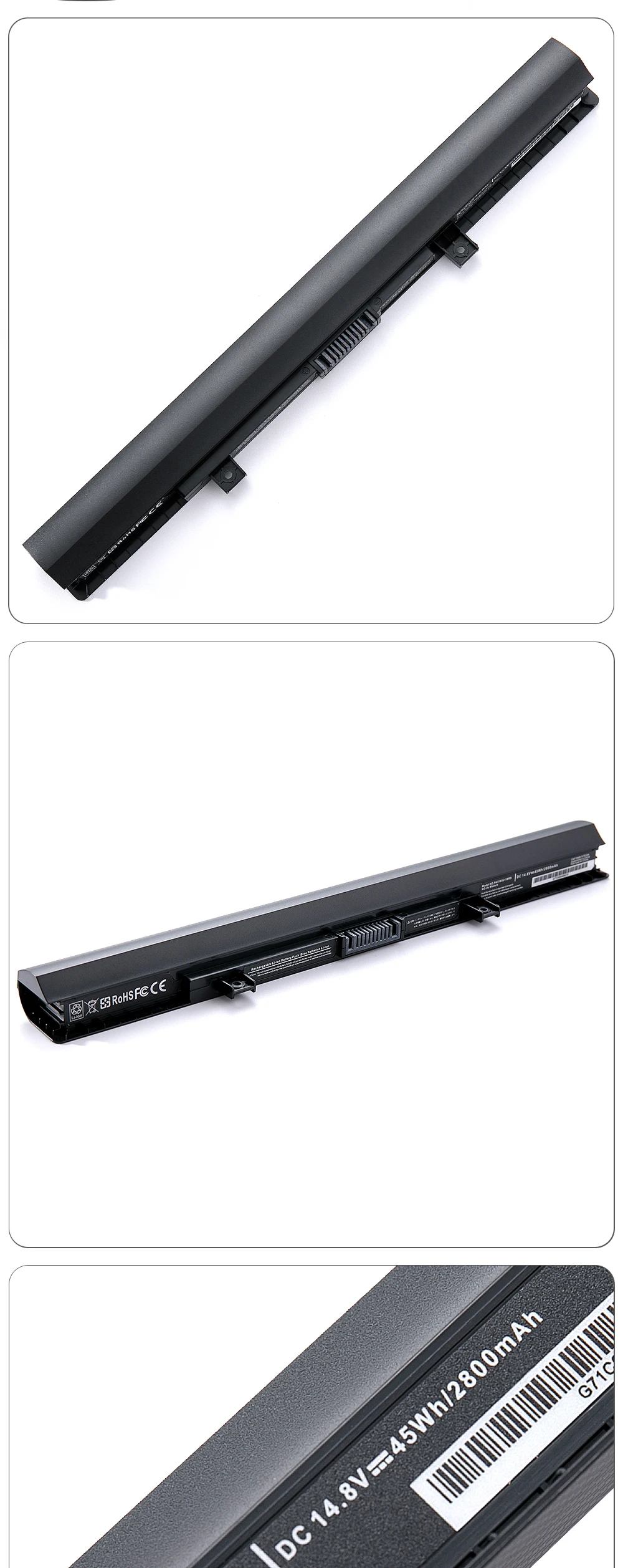 PA5185U-1BRS Laptop Battery PA5185U-1BRS Compatible for Toshiba Satellite Laptop Notebook C50-A/B L50-B