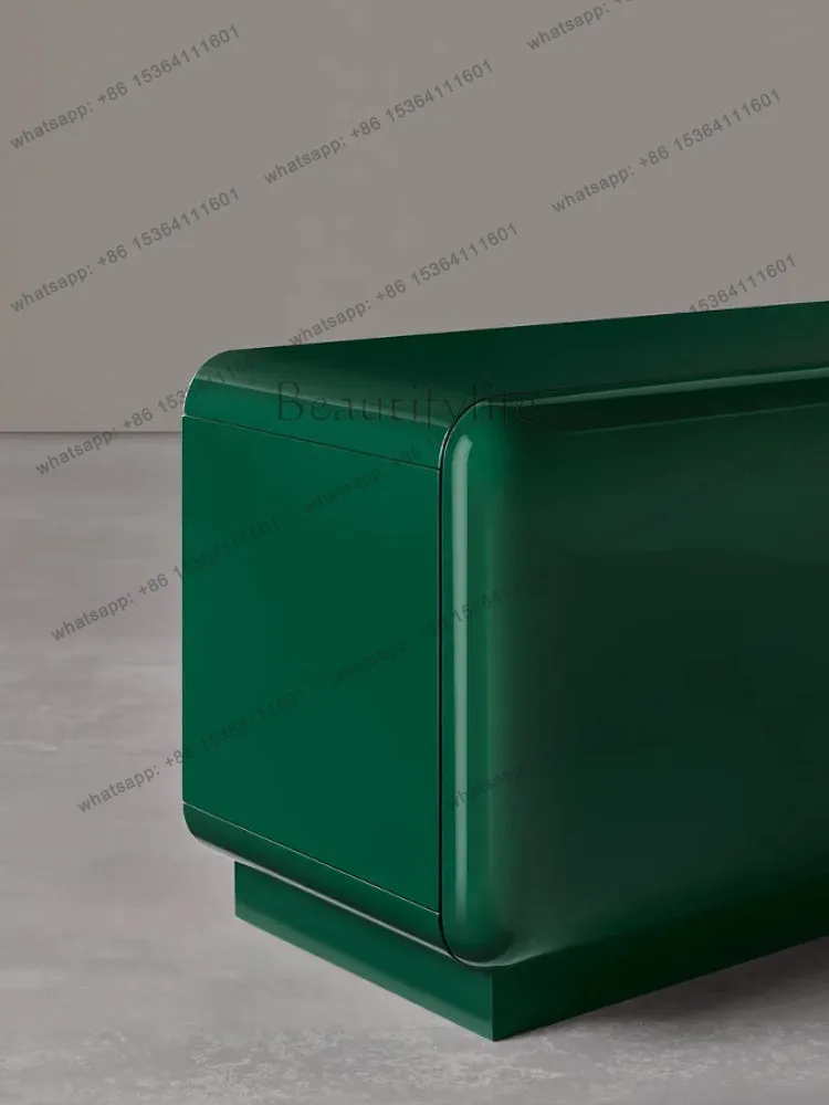 Factory Direct Italian Minimalist Painting TV Cabinet Living Room Household Small Unit Floor Locker