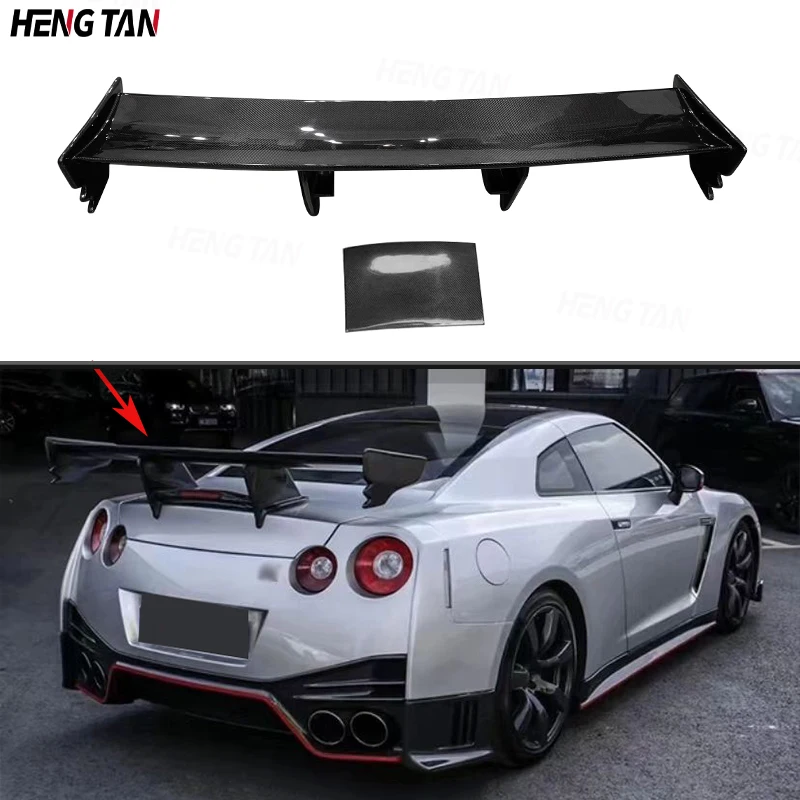 Carbon Fiber For Nissan GTR R35 2009-2020 Car Rear Trunk Spoiler Rear Wing Tail Wing Parts Upgrade Body kit