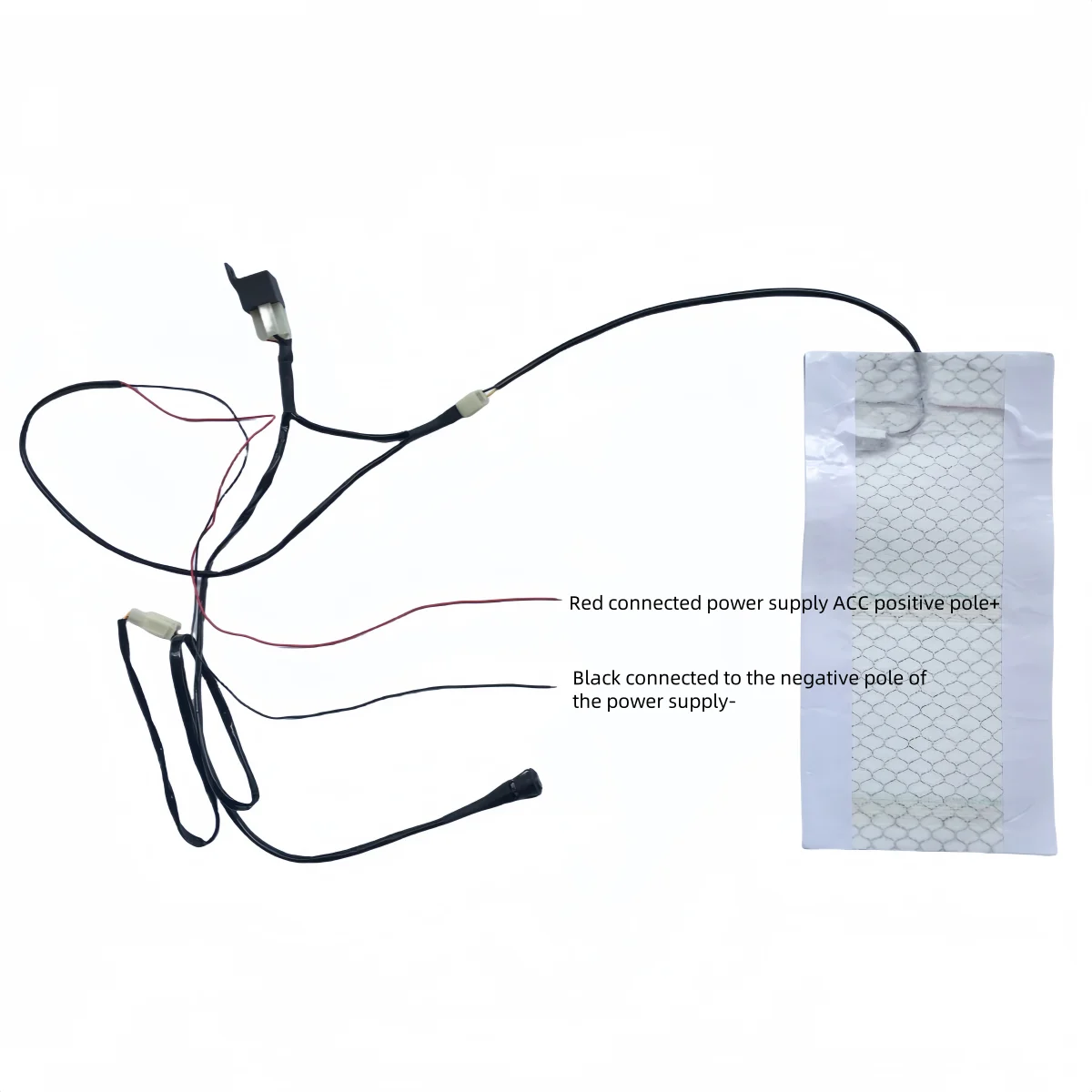 12V  Universal Motorcycle ATV UTV E-BIKE round switch Carbon Fiber Seat Heater heated pad