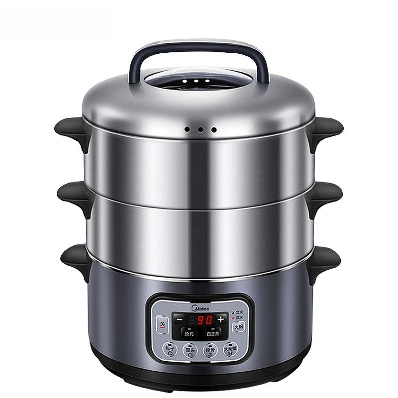 

Electric steamer, multi-function, household, multi-layer steamer, large capacity