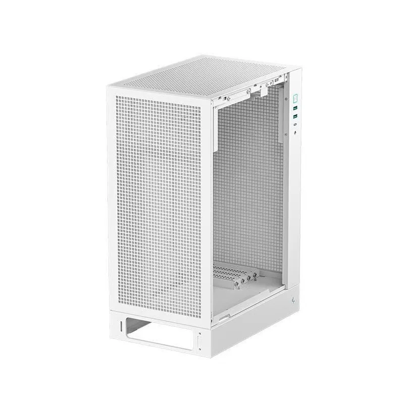Picture 7: DEEPCOOL CH170 PLUS MATX Vertical Chassis Supports 240 Water Cooling 164mm Air Cooling Type-C Interface White Computer Chassis