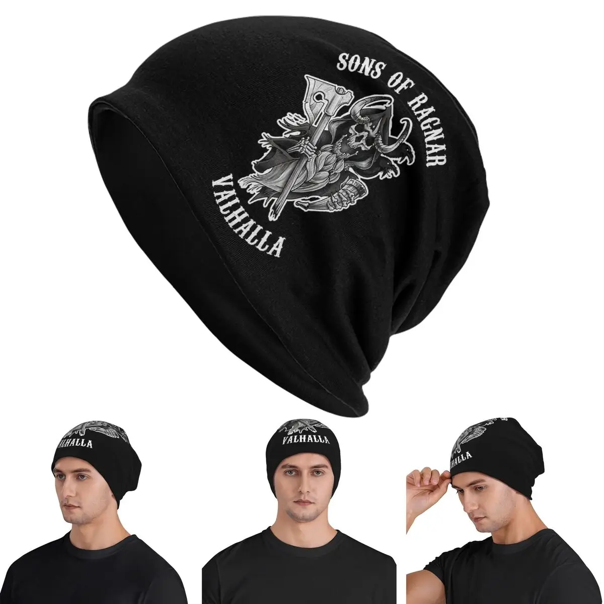 

Шапки-бини SOA Sons Of Anarchy Skullies, теплая осенне-зимняя уличная шапка, вязаные шапки для мужчин, женщин и взрослых